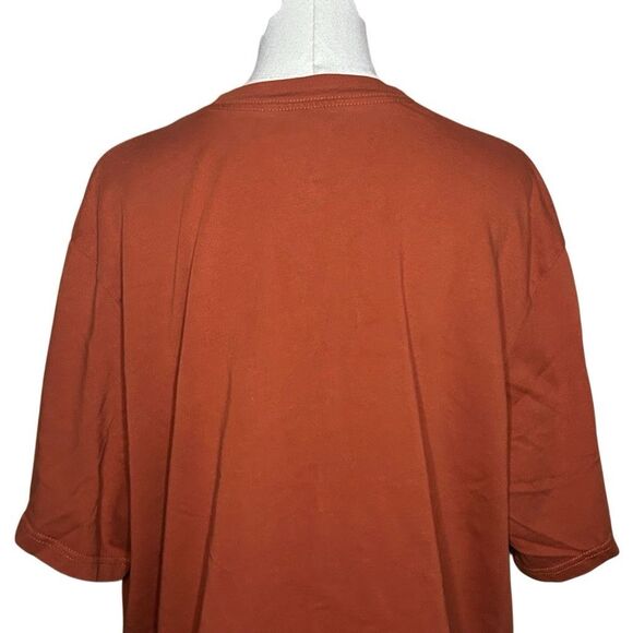 The Nike Tee Brown Short Sleeve T-shirt Loose Fit Size XL Crew Neck Basic - Picture 6 of 12